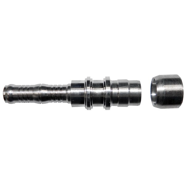 Ags 1/2 Aluminum Tube to No 8 A/C Hose KLEDGE-LOK Repair Union ACR-003 - main